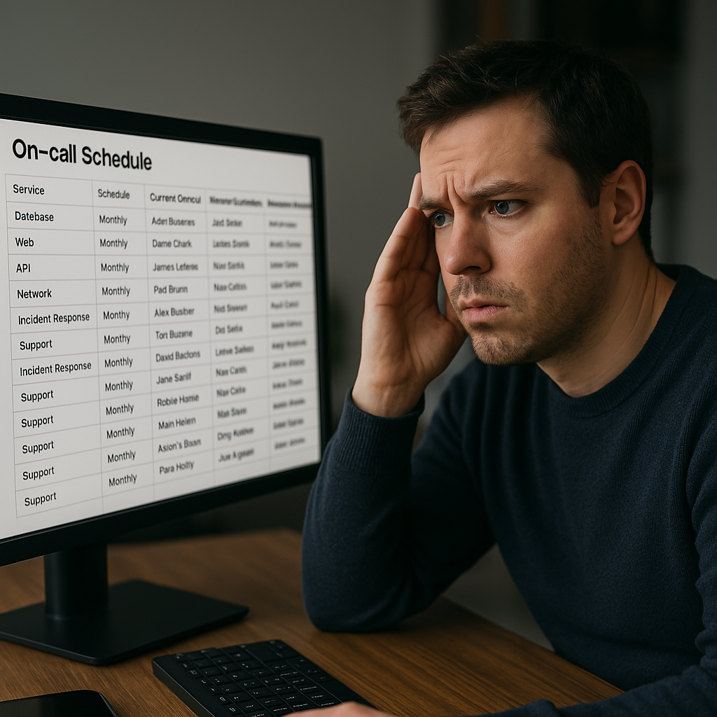 Adding on-call schedules as context for the AI Assistant